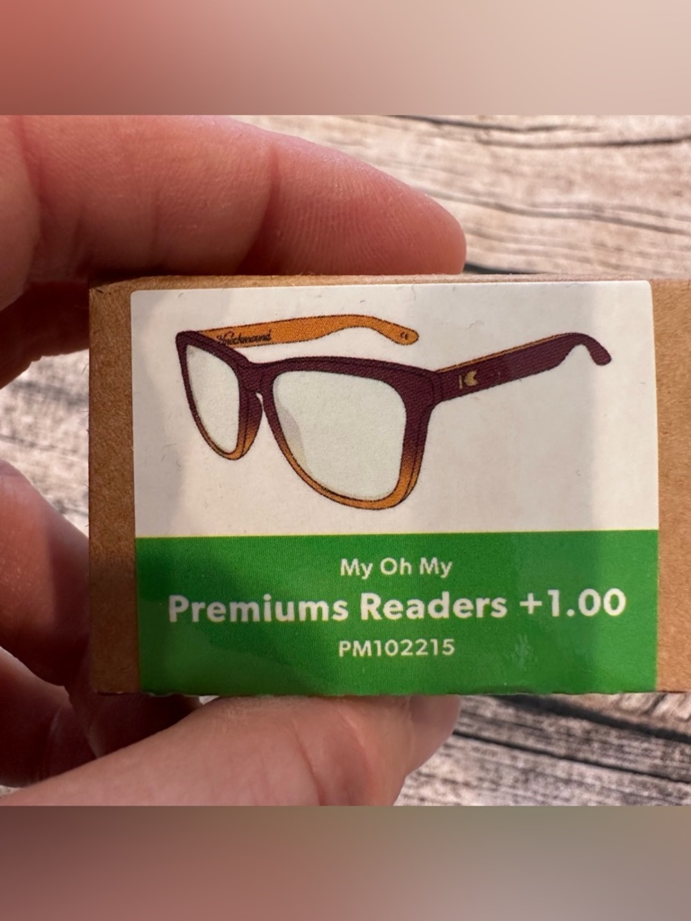 New in Box Knockaround My Oh My Premiums Readers +1.00 - Maroon Gradient